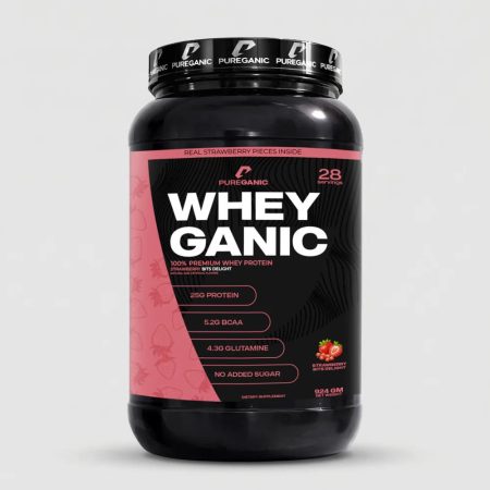 Whey Ganic Strawberry 1K الشكل الجديد