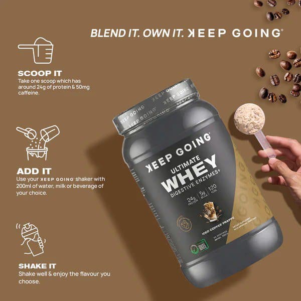 Whey KEEP GOING 1K - Iced Coffee Frappe - الصورة 2