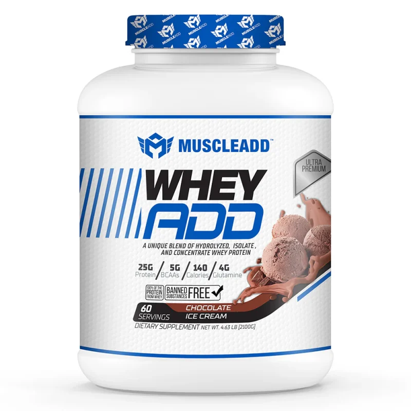 Muscle Add Whey Add-60Serv.-2100G